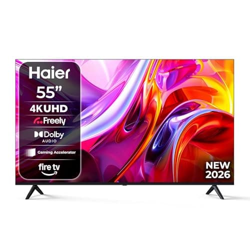 Image of Haier 55" K85GUF 4k Ultra HD Smart TV with Fire TV, Freely, Dolby Audio, MEMC, Gaming Accelerator, HDR10, Bluetooth, HDMI 2.1