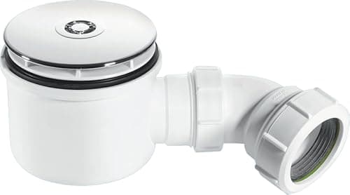 Image of McAlpine High-Flow 2" 90mm Shower Trap - Efficient Water Drainage - ST90CP10-HP