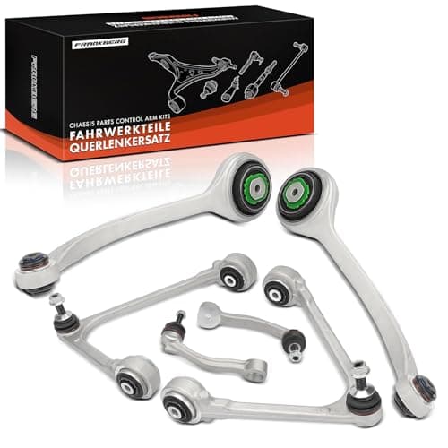 Image of Frankberg 6x Control Arm Suspension Arm Set Front Compatible with XJ J12 J24 X35 X351 Replace# C2C39468 C2D2475