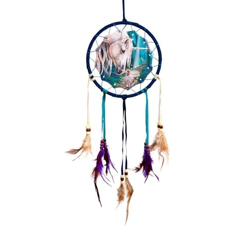 Image of Puckator Lisa Parker Fairy Whispers Unicorn Dreamcatcher 16cm