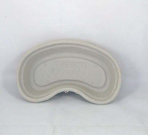 Image of 10 Disposable Cardboard Pulp Kidney Dish Bowls Hospital Style