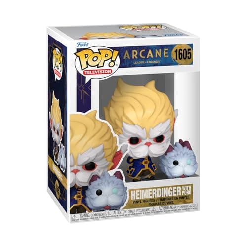 Image of Funko Pop! TV: Arcane LoL– Heimerdinger With Poro - Arcane: League Of Legends - Collectable Vinyl Figure - Gift Idea - Official Merchandise - Toys for Kids & Adults - TV Fans