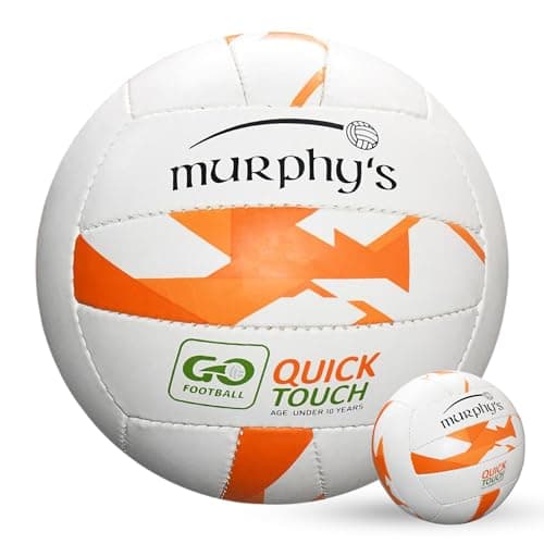 Image of Murphy's Gaelic Footballs, 4/Quick Touch, White