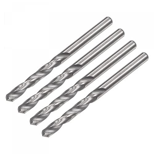 Image of sourcing map Solid Carbide Drill Bits, 2.9mm C2/K20 Tungsten Carbide Jobber Drill Bits Straight Shank Drilling Tool for Stainless Steel Aluminum Iron Metal Plastic 4pcs