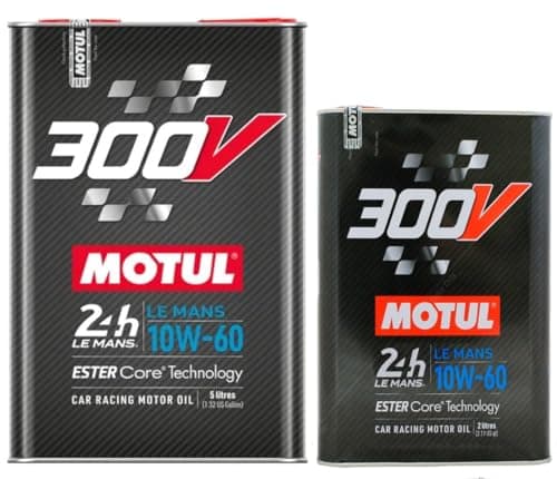 Image of Motul 300V Le Mans 10W60 Fully Synthetic Ester Core Racing Motor Engine Oil, 7 Litres
