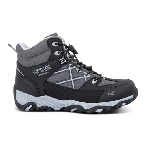 Image of Regatta Kids Samaris Waterproof Walking Hiking Boots with Hardwearing Treads - Perfect for Outdoors