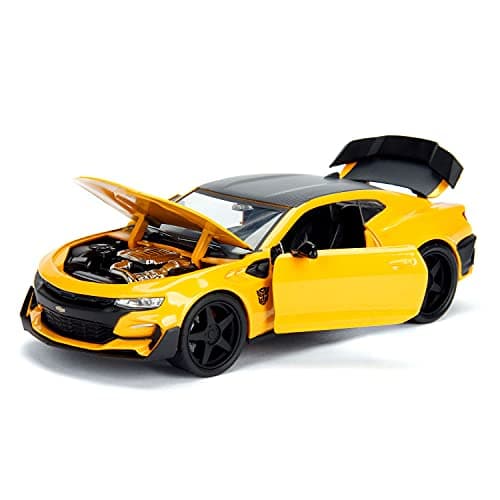 Image of Jada Toys 253115002 Transformers Chevy Camaro Toy Vehicle - Yellow