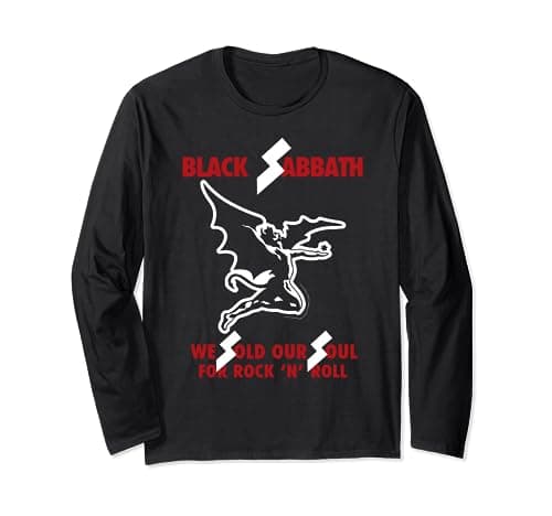 Image of Black Sabbath Official Sold Our Soul For Rock 'N' Roll Long Sleeve T-Shirt