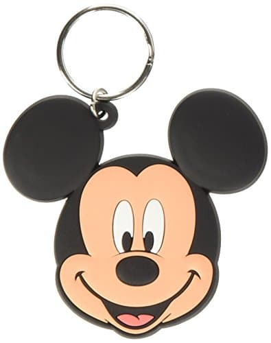 Image of Disney, RK38322C, Mickey Mouse - Head Rubber Keychain, Multi-Color, 4.5 x 6cm