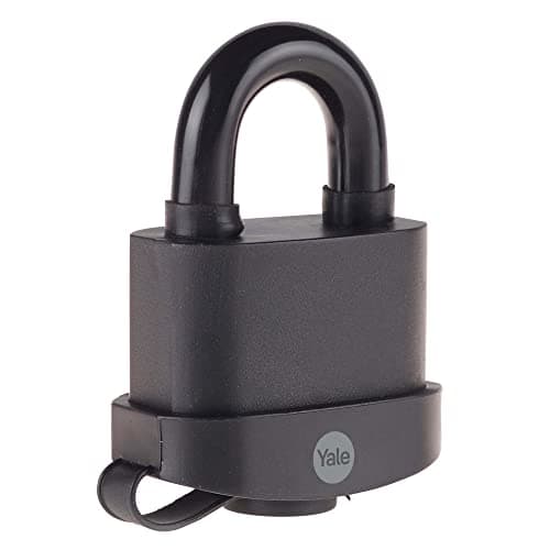 Image of Yale - Y220B/61/123/1 High Security 61mm Weatherproof Padlock - Open Hardened Steel Shackle - 3 Keys
