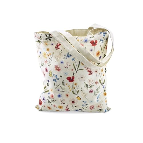 Image of Avezano Canvas Tote Bag for Women & Girls - Colorful Floral Design, Reusable for Shopping, Work & Travel