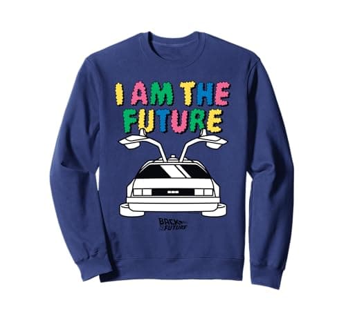 Image of Back To The Future I Am The Future Retro Time Machine Sweatshirt