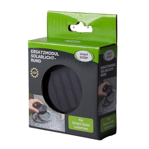 Image of Smart Garden Solar Powered Replacement Round LED Light Box (8cm x 8cm)