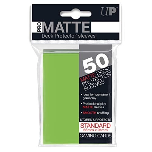 Image of Ultra Pro SLEEVES 50 d12 Card Game (Lime Green)