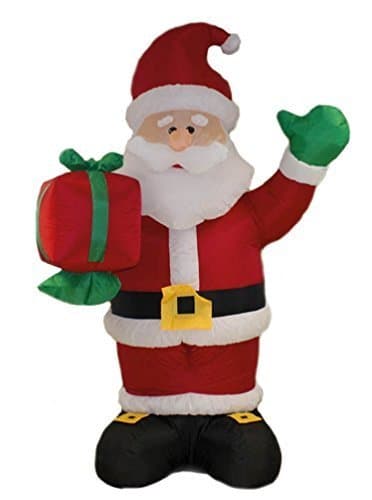 Image of Kingfisher Santa Claus Father Christmas 2.4M Inflatable Garden Outdoor Decoration