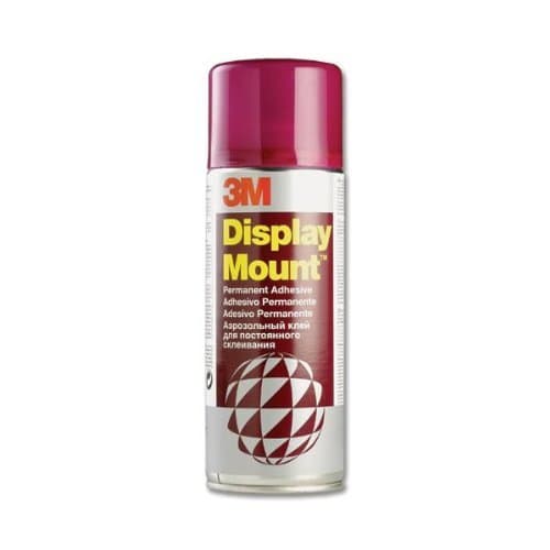 Image of 3M DisplayMount Adhesive Spray Can Instant Hold CFC-Free 400ml Ref DMOUNT