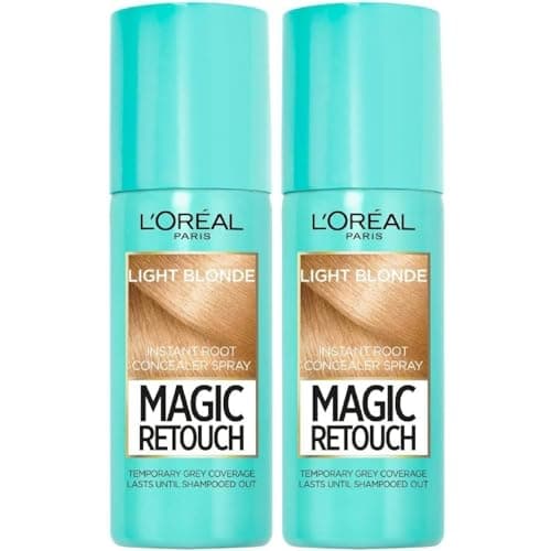 Image of (2 PACK) L'Oreal Paris Magic Retouch Instant Root Concealer Light Blonde x 75ml
