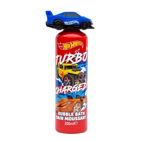 Image of Hot Wheels Children's Bubble Bath with Topper Toy - 300ml - Bath & Shower Gel