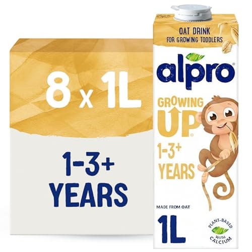 Image of Alpro Growing Up Oat Drink 1-3+ Years 1L (Pack of 8)