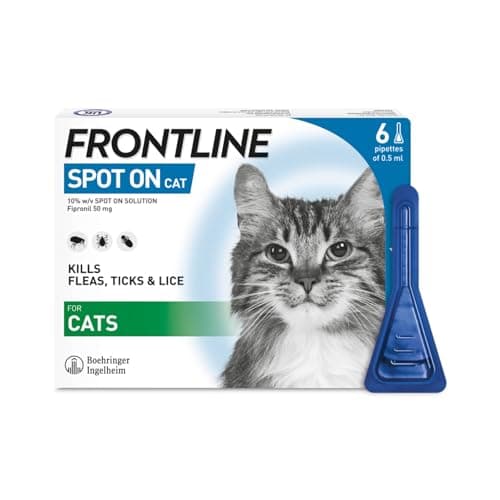 Image of FRONTLINE Spot On Flea & Tick Treatment for Cats - 6 Pipettes