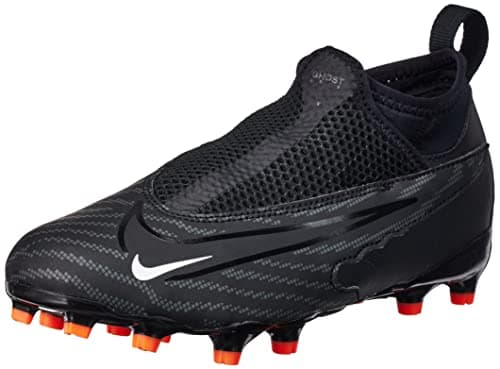 Image of NIKE Men's Jr Phantom Gx Academy Df Fg/Mg Sneaker, Black Summit White Dk Smoke Grey, 3.5 UK