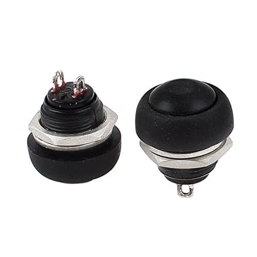 Image of Aexit AC 125V/6A 250V/3A 12mm SPST Momentary Push Button Switch 2Pcs (5bffc535ae467e8ef3fc7ad0878fcfb4)