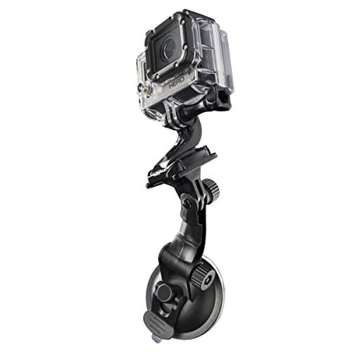 Image of Mantona suction cup holder for smooth surfaces such as windscreens (suitable for GoPro Hero 2/3 / 3+ / 4, GoPro Session)