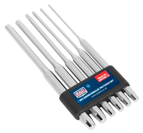 Image of Sealey PARALLEL PIN PUNCH SET 6pc 200mm