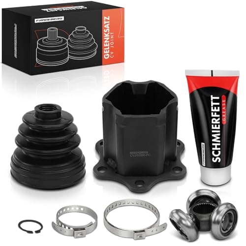 Image of Frankberg 1x Joint Kit Drive Shaft CV Wheel Side Front Compatible with A3 Golf IV-VIII Oct.avia Jet.ta Leon Q3 Pas.sat Superb Toledo C.a.d.d.y CC Replace# 1J0498103LX