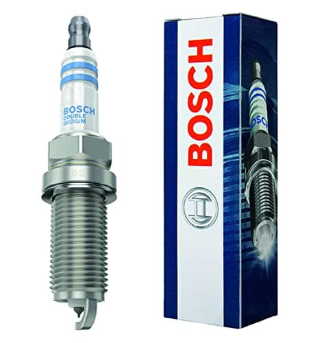 Image of Bosch Double Iridium 0242236593, 1 Spark Plug - for a Reliable Gasoline Engine Start and Long Service Life - with Robust Design