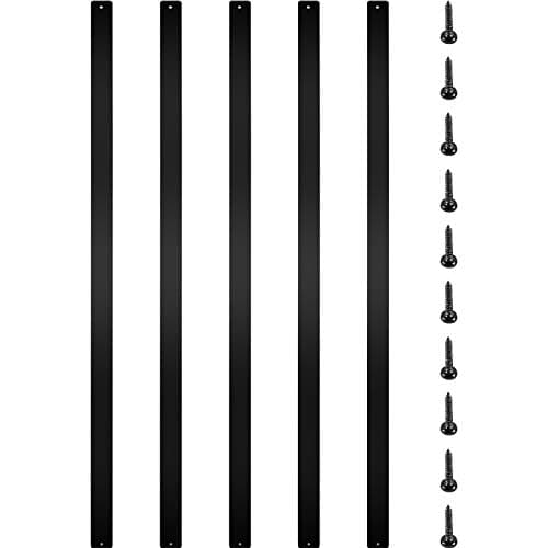 Image of VEVOR Deck Balusters, 76 Pack, Metal Spindles 29.5"x1", Includes Screws, Aluminum Alloy, Suitable for Wood & Composite Deck, Elevate Your Outdoor Stair Deck Porch Aesthetics
