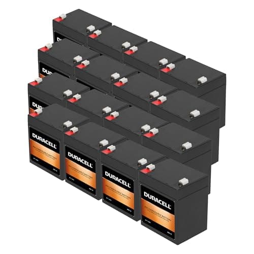 Image of Duracell Original DR5-12 Valve Regulated Lead Battery (16 Pack) - 12V | 5Ah - Replaces NP5-12 | NP5-12T | LSLA5-12 | HSC12-5 | LP12-5.0