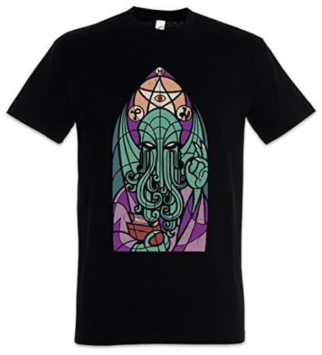 Image of Urban Backwoods Church of C Men T-Shirt Black Size 2XL