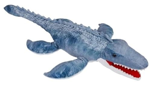 Image of Ravensden Mosasaurus Plush Soft Toy, 56 CM, Blue