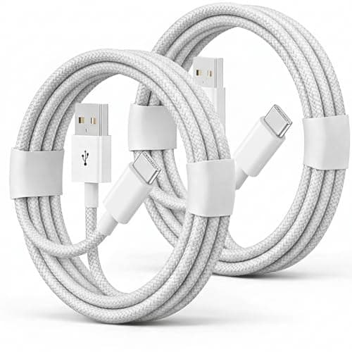 Image of 2 Pack For Motorola Moto G84 G73 G54 G53 G34 G23 G22 G14 G13 Charging Charger Cable USB C Type C Fast Charging Cable 5 AMP High Speed Data Transfer Braided USB A to USB C Phone Charger Lead Wire (1M)
