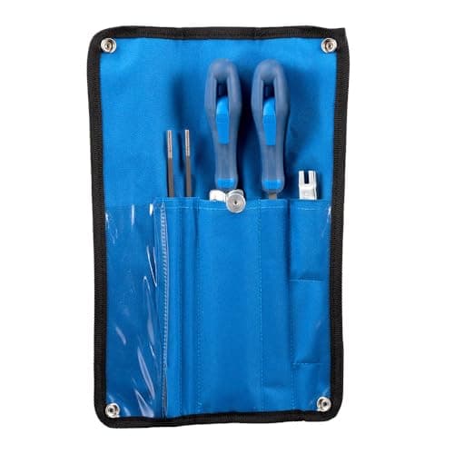 Image of PFERD Sharpening Files Set CS-SLS-4.0 in Roll Bag | Diameter 4 mm | 5/32 Inch for Chain Pitch 1/4 Inch and 3/8 Inch Low Profile | 11099140 - for Comfortable and Power-Saving Sharpening of Saw Chains