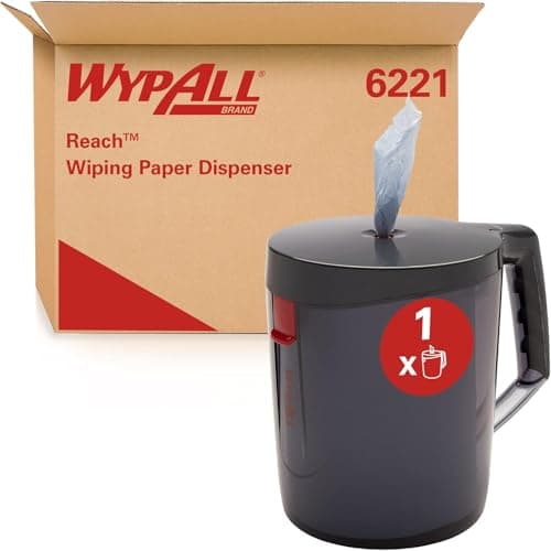 Image of WypAll Reach Portable Centrefeed Dispenser 6221 - White or Blue - 1 Wiper Dispenser
