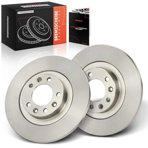 Image of Frankberg Brake Disc Set incl. 2x Discs Rear Solid Ø290mm Compatible with 3008 SUV 5008 II C4 Picasso II C5 Aircross Replace# 1609583080,3637360