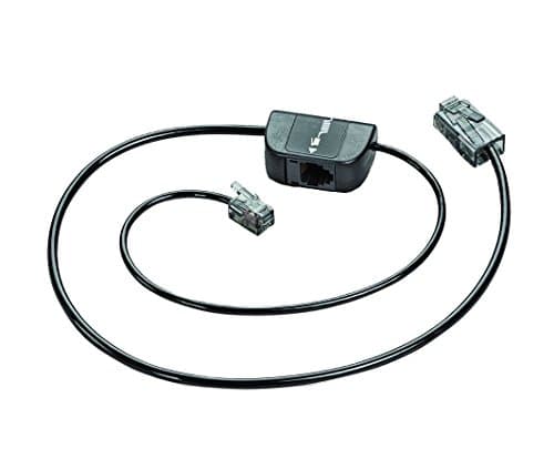 Image of Plantronics 86007-01 Telephone Interface Cable, Black