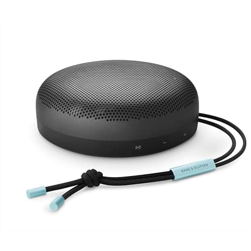 Image of Bang & Olufsen Beosound A1 (2nd Gen) – Portable Waterproof Bluetooth Speaker (IP67), 360 Sound, Alexa Voice Control, 18 Hours Battery, Compact Wireless Speaker for Outdoors, Travel - Oxygen/Anthracite