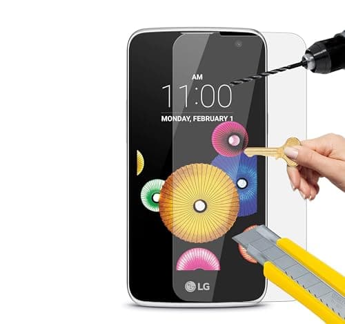 Image of Other LG K4 - Tempered Glass Screen Protector Guard Anti Scratch, 100% Real Glass, HD Transparent, Shatter Proof, 9H Hardness, Bubble Free 0.3mm Thick