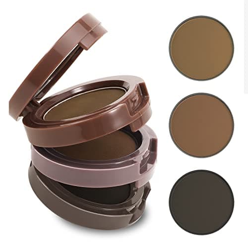 Image of Boobeen 3-Color Eyebrow Powder Palette, Waterproof & Long-lasting Brow Definer, Coffee + Brown + Dark Brown, 10g (Pack of 1), Perfect for Brows & Eyeshadow