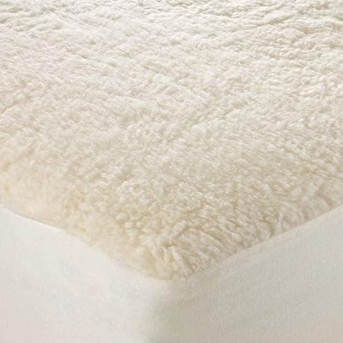 Image of OLIVIA ROCCO Thermal Fleece Underblanket Deep Fitted Warm Under Blanket Mattress Topper Protector Fitted Sheet Cosy Super Soft Bedsheet Bed Linen, KING