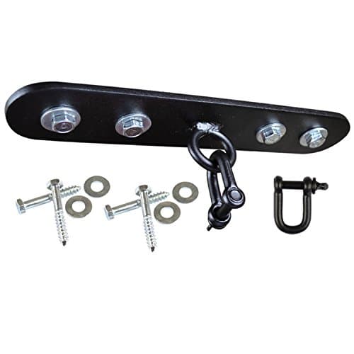 Image of AQF Boxing Punch Bag Iron Ceiling Hook | Heavy-Duty Boxing Bracket Swivel for Hanging Punching Bags | 18-Gauge Ceiling Mount Hanger with D-Shackle, Bolts & Wall Plugs | Holds up to 150 kg (10")