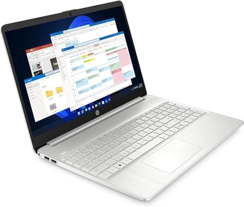 Image of HP Laptop PC 15s-fq5585sa | Intel Core i3-1215U Processor | 8GB RAM | 128GB SSD | Intel UHD Graphics | 15.6 inch Full HD 16:9 display | Windows 11 Home | Natural Silver