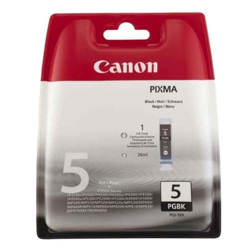 Image of Canon Original PGI-5 Black Ink Cartridge