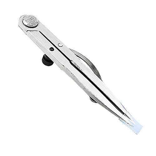 Image of Adjustable Edge Creaser Wing Divider Spacing Compass Locking Rotating Tool DIY Handwork Leather Craft for Professional Craftsman 150 mm