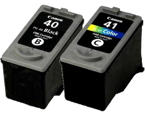 Image of Canon PG-40 Black & CL-41 Colour Ink Cartridge Bundle Pack