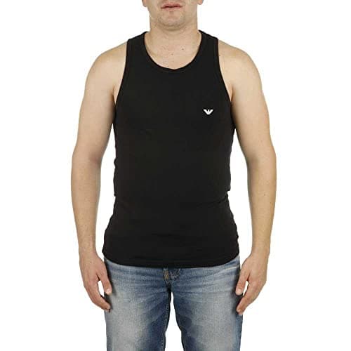 Image of Emporio Armani Men's 110828CC729 Vest, Black (Nero 00020), Medium