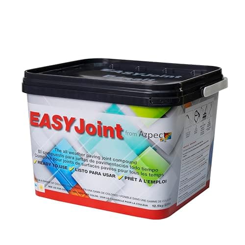 Image of EASYJoint Patio Sand Ready Mixed Paving Jointing Compound For Outdoor Natural Stone, Slate And More. 12.5kg All Weather, Strong And Durable Sweep In Joint Compound - Basalt
